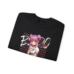 Budo 0% Transformation sad anime girl Unisex Sweatshirt