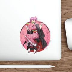 Budo cosplaying as Nezuko - cute waifu Die-Cut Sticker