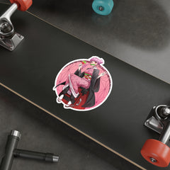 Budo cosplaying as Nezuko - cute waifu Die-Cut Sticker