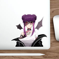 Budo V3 Sad Monster Anime Girl Die-Cut Sticker