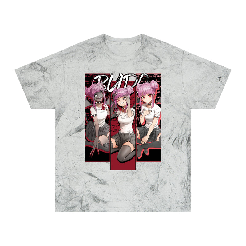 Budo Transformation Sad Anime Girl Unisex Color Blast T-Shirt