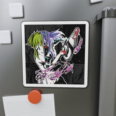 Kandi Cute Yandere Anime Girl Kiss-Cut Magnets