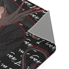 Budo 100% transformation - Sad gothic anime girl Area Rug