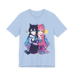 Helena and Helana Kawaii Anime Vampire Twins Unisex T-shirt