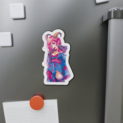 Oni-Hime Hentai Demon Kawaii Anime Girl Kiss-Cut Magnets