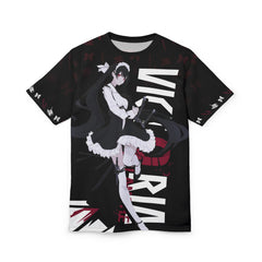 Victoria Blanche - Deadly maid anime girl Unisex AOP Cut & Sew T-shirt