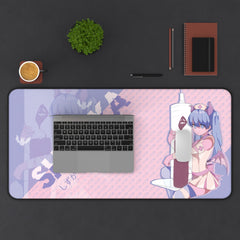 Shizuka - Demon kawaii anime nurse 16"x32" Mouse Pad Desk Mat