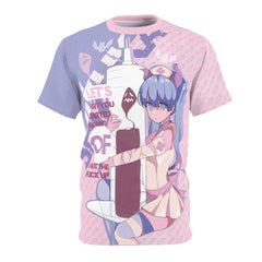 Shizuka V2 Kawaii Anime Nurse - Creepy Cute - Unisex AOP Cut & Sew T-shirt