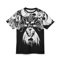 Voido gothic anime Unisex AOP Cut & Sew T-shirt