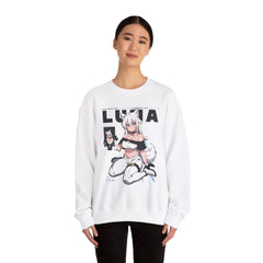 Luna - Wolf anime girl - werewolf Sweatshirt