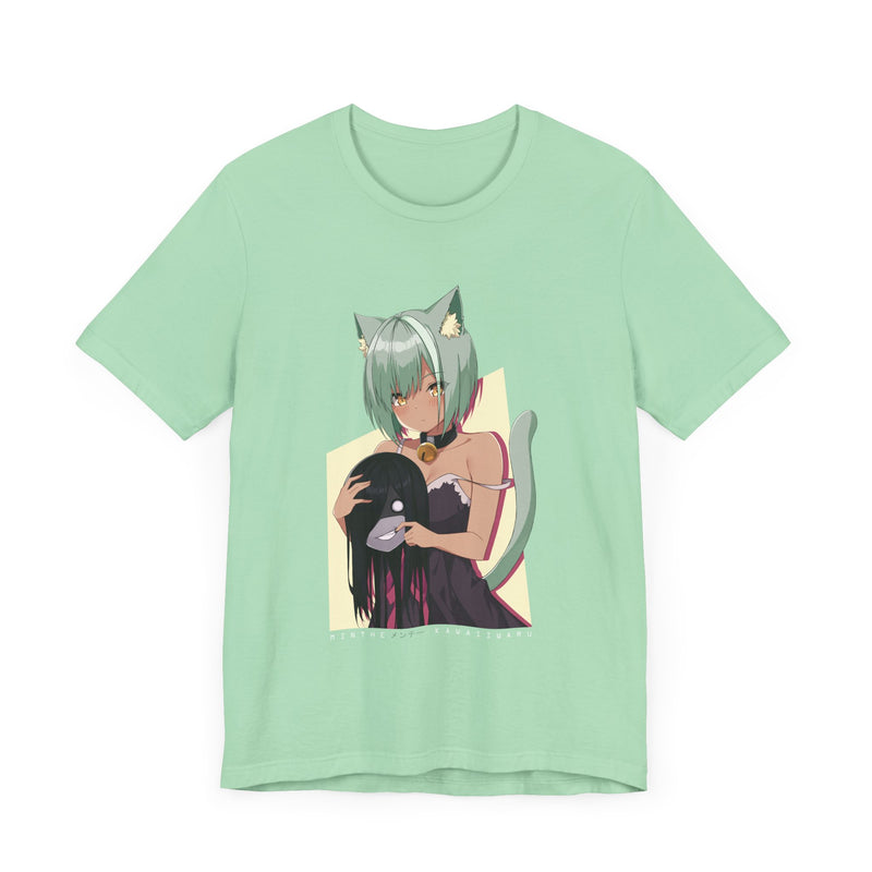 Minthe V2 Creepy Cute Kawaii Neko Anime Girl Unisex T-shirt