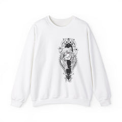 White Yangire yamikawaii unisex Sweatshirt