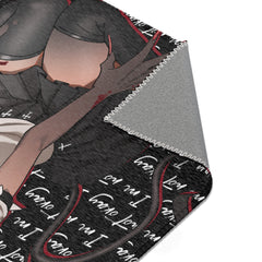 Budo 100% transformation - Sad gothic anime girl Area Rug