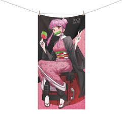 Budo cosplaying as Nezuko - cute anime girl 30x60in Premium Towel