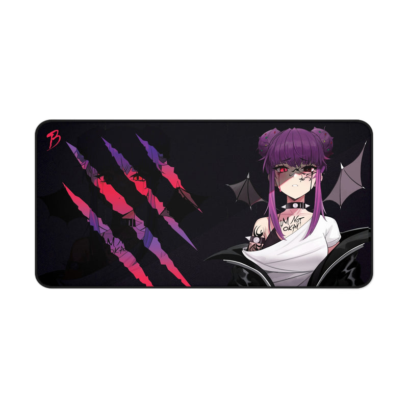 Budo V3 Sad Monster Anime Girl XL Mouse Pad / Desk Mat