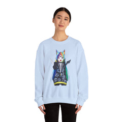 Niji neko anime girl Unisex Sweatshirt