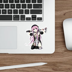 Lucille Sexy Bad Anime Nun Die-Cut Sticker