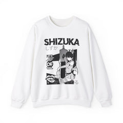 Shizuka cute anime nurse B&W Sweatshirt