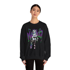 Tori - Lethal Purple - Neko skater anime girl Unisex Sweatshirt