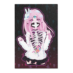 Maaya XP - Creepy kawaii anime girl Area Rug