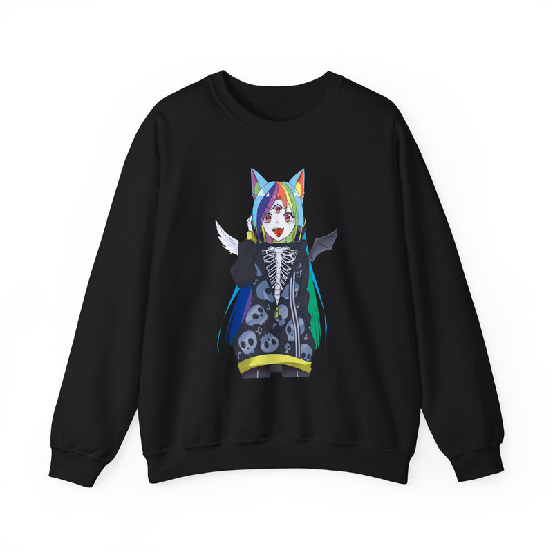 Niji neko anime girl Unisex Sweatshirt