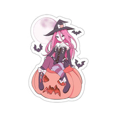 Yuuki Kawaii Witch Cute Anime Girl Die-Cut Sticker