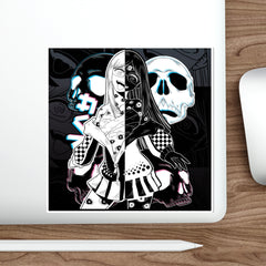 Sehen Crazy Anime Girl Die-Cut Sticker