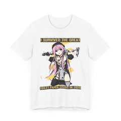 Lucille Toilet Paper Crisis Survivor Yellow V2 Sexy Bad Anime Nun Unisex T-shirt