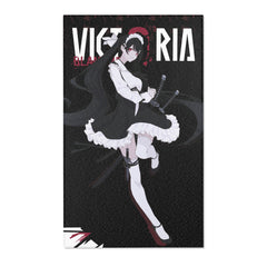 Victoria Blanche - Deadly maid anime girl Area Rug