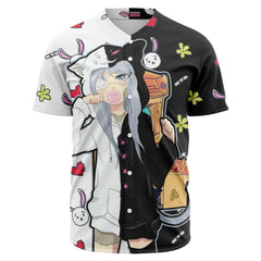 Aahra kawaii anime girl unisex baseball jersey t-shirt - kawaiiwaru