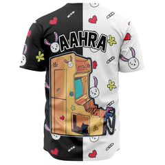 Aahra kawaii anime girl unisex baseball jersey t-shirt - kawaiiwaru