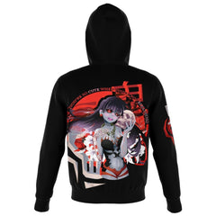 Ahmya Unisex AOP Zip Hoodie - kawaiiwaru