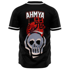 Ahmya unisex baseball jersey t-shirt w/stripes - kawaiiwaru