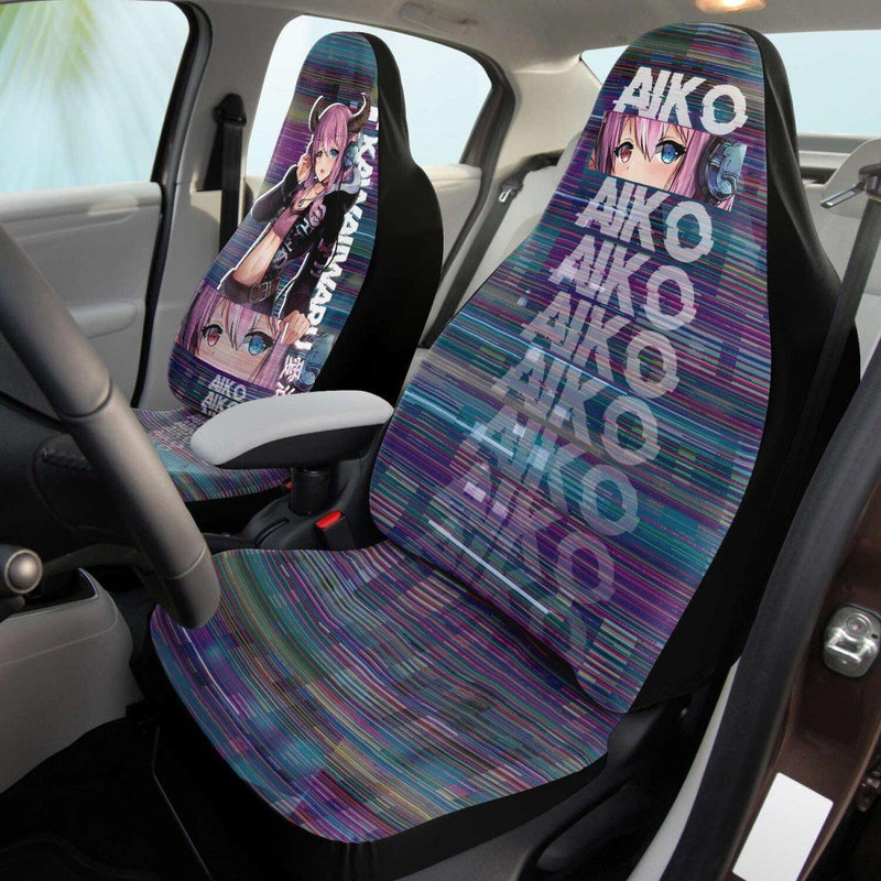 Aiko Anime Car Seat Cover (x2) - kawaiiwaru