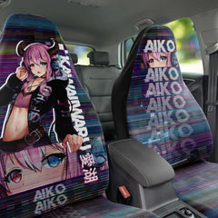 Aiko Anime Car Seat Cover (x2) - kawaiiwaru