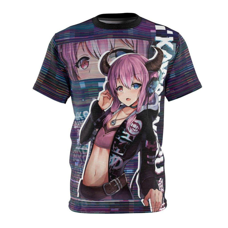 Aiko Unisex AOP Cut & Sew Tee - kawaiiwaru