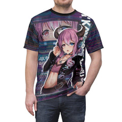 Aiko Unisex AOP Cut & Sew Tee - kawaiiwaru