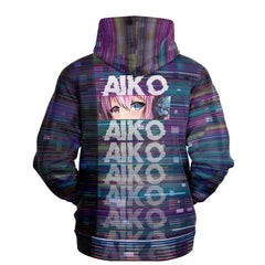 Aiko Unisex AOP Hoodie - kawaiiwaru