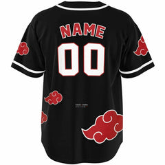 Akatsuki - Custom Personalized Name Unisex Baseball Jersey T-shirt - AOP copy - kawaiiwaru