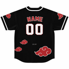 Akatsuki - Custom Personalized Name Unisex Baseball Jersey T-shirt - AOP copy - kawaiiwaru