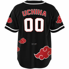 Akatsuki - Uchiha Itachi Unisex Baseball Jersey T-shirt - AOP - kawaiiwaru