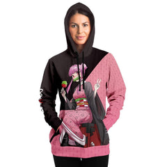 Budo cosplaying as Nezuko cute Anime Girl AOP Hoodie - kawaiiwaru