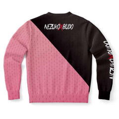 Budo cosplaying as Nezuko Cute Anime Girl AOP Sweatshirt - kawaiiwaru