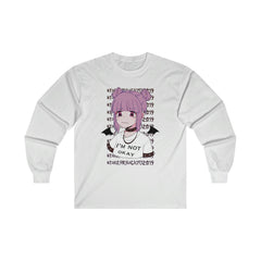 Budo Kawaii Sad Anime Girl Unisex Long Sleeve T-shirt - kawaiiwaru