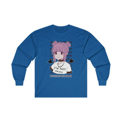 Budo Kawaii Sad Anime Girl Unisex Long Sleeve T-shirt - kawaiiwaru