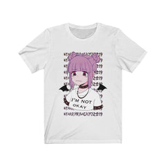 Budo Kawaii Sad Anime Girl Unisex T-shirt - kawaiiwaru