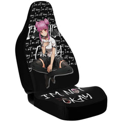 Budo Transformation Gothic Sad Anime Car Seat Cover (x2) - kawaiiwaru