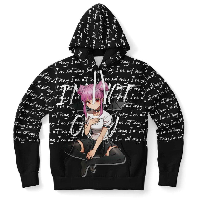 Budo Transformation Gothic sad anime Unisex AOP Hoodie - kawaiiwaru