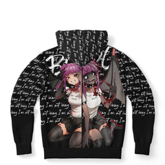 Budo Transformation Gothic sad anime Unisex AOP Hoodie - kawaiiwaru