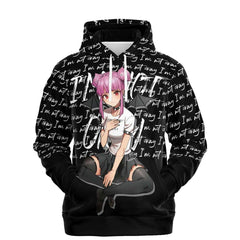 Budo Transformation Gothic sad anime Unisex AOP Hoodie - kawaiiwaru